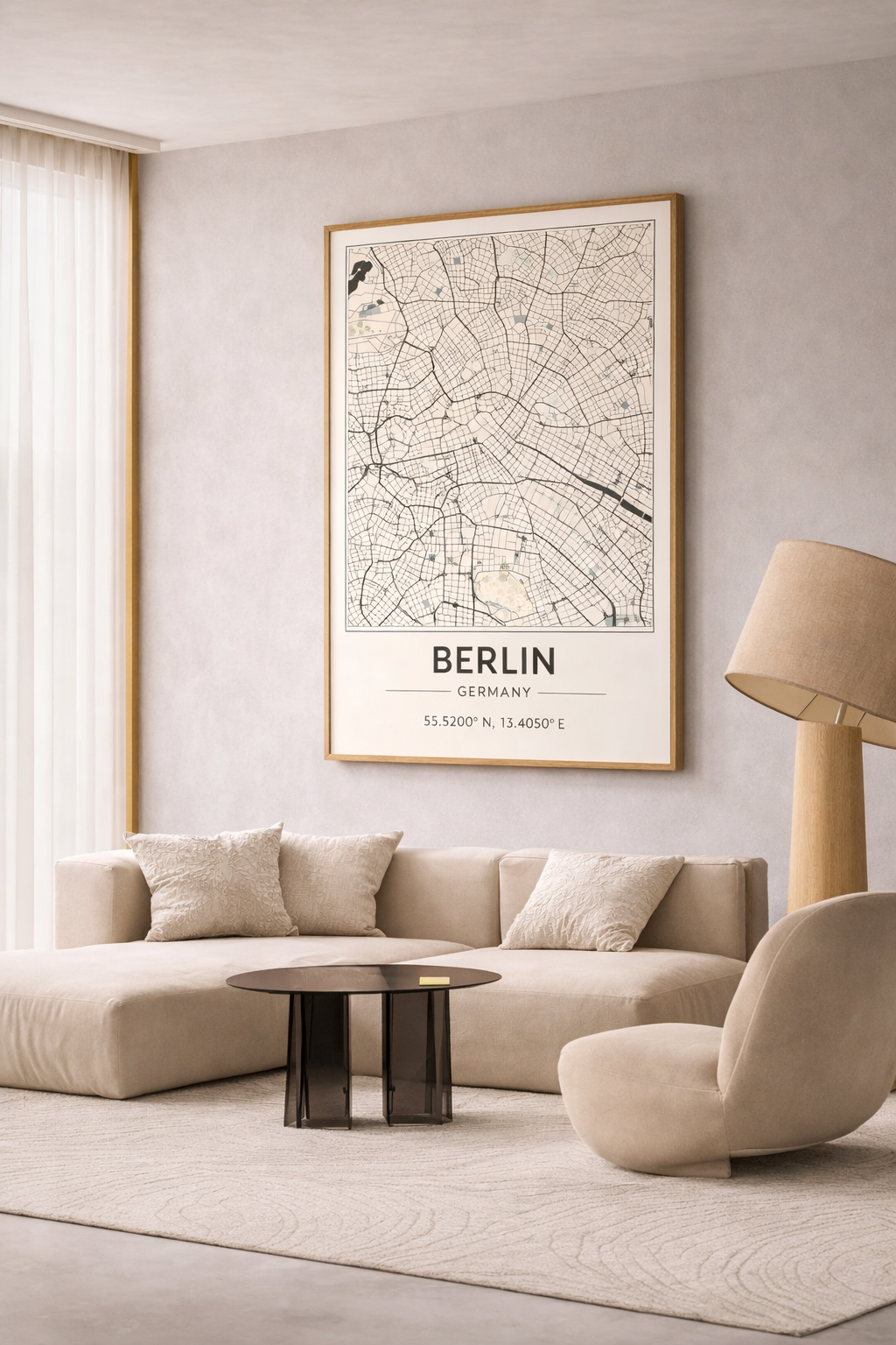 Berlin map - Poster