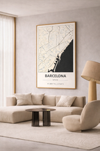Barcelona map - Poster