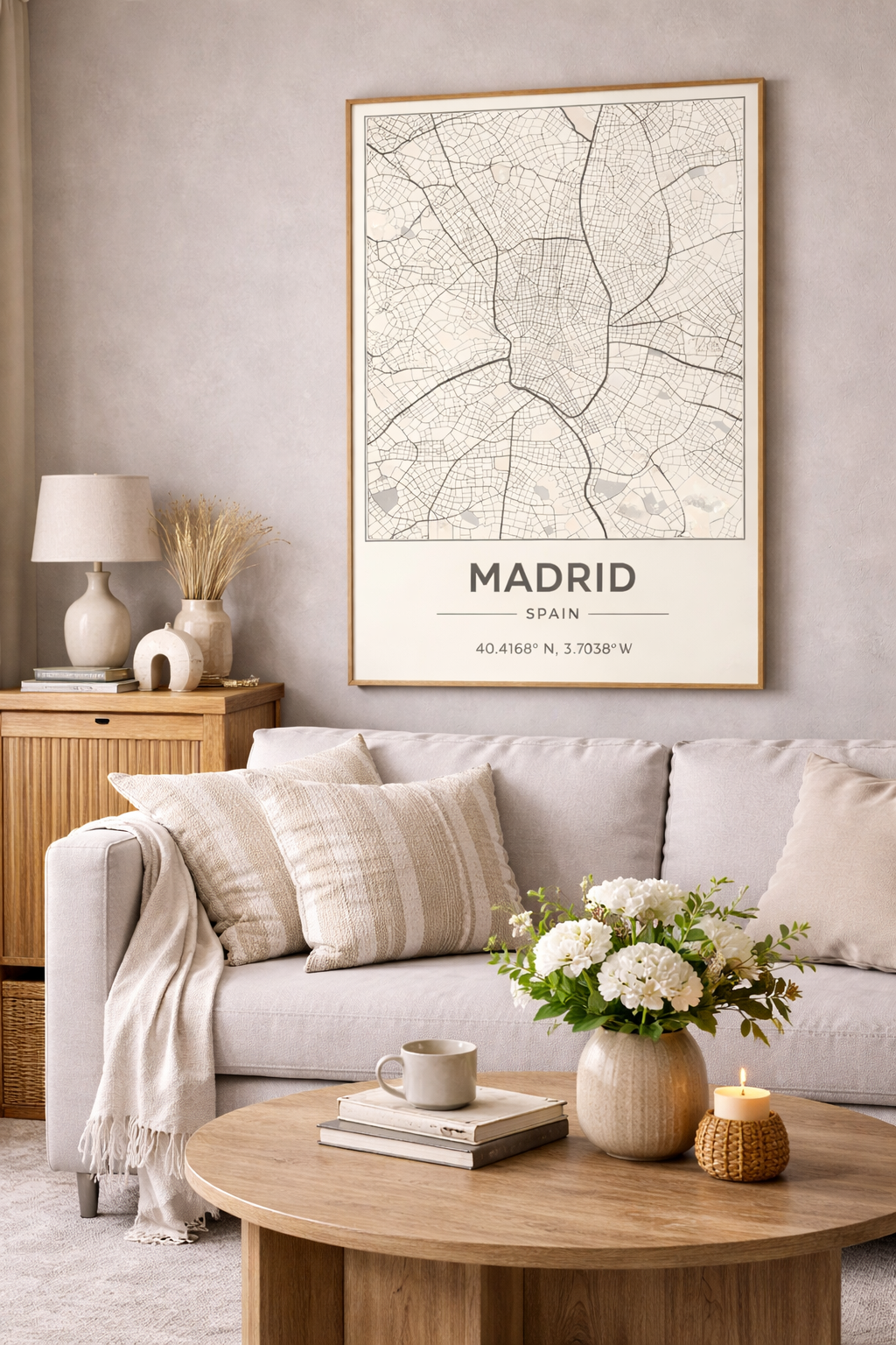 Madrid map - Poster