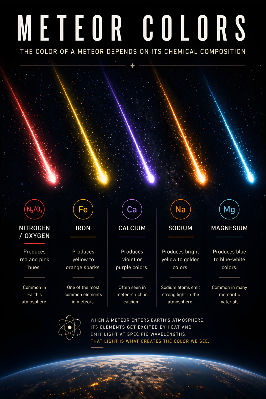 Meteor Colors - Poster