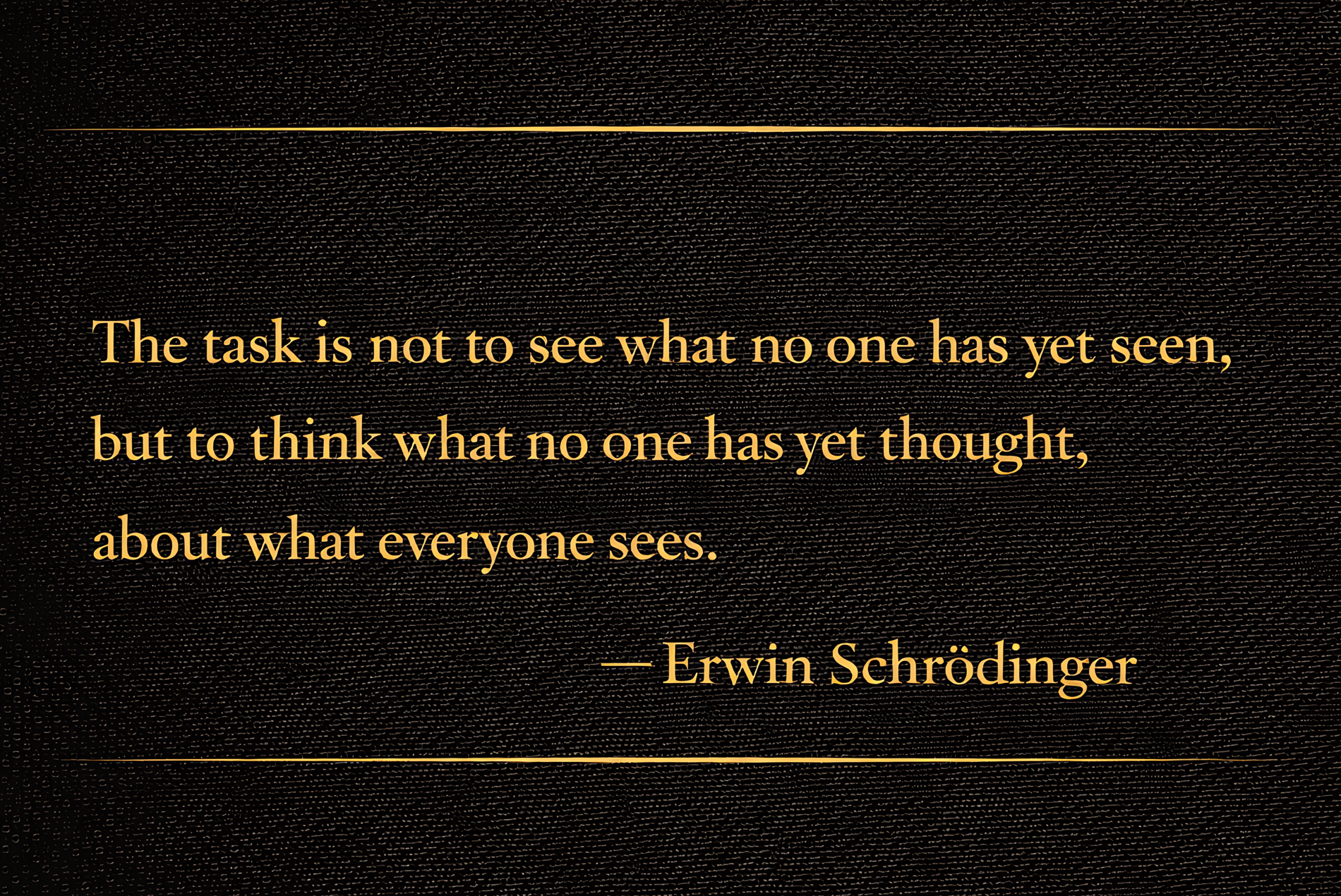 E. Schrödinger - Poster