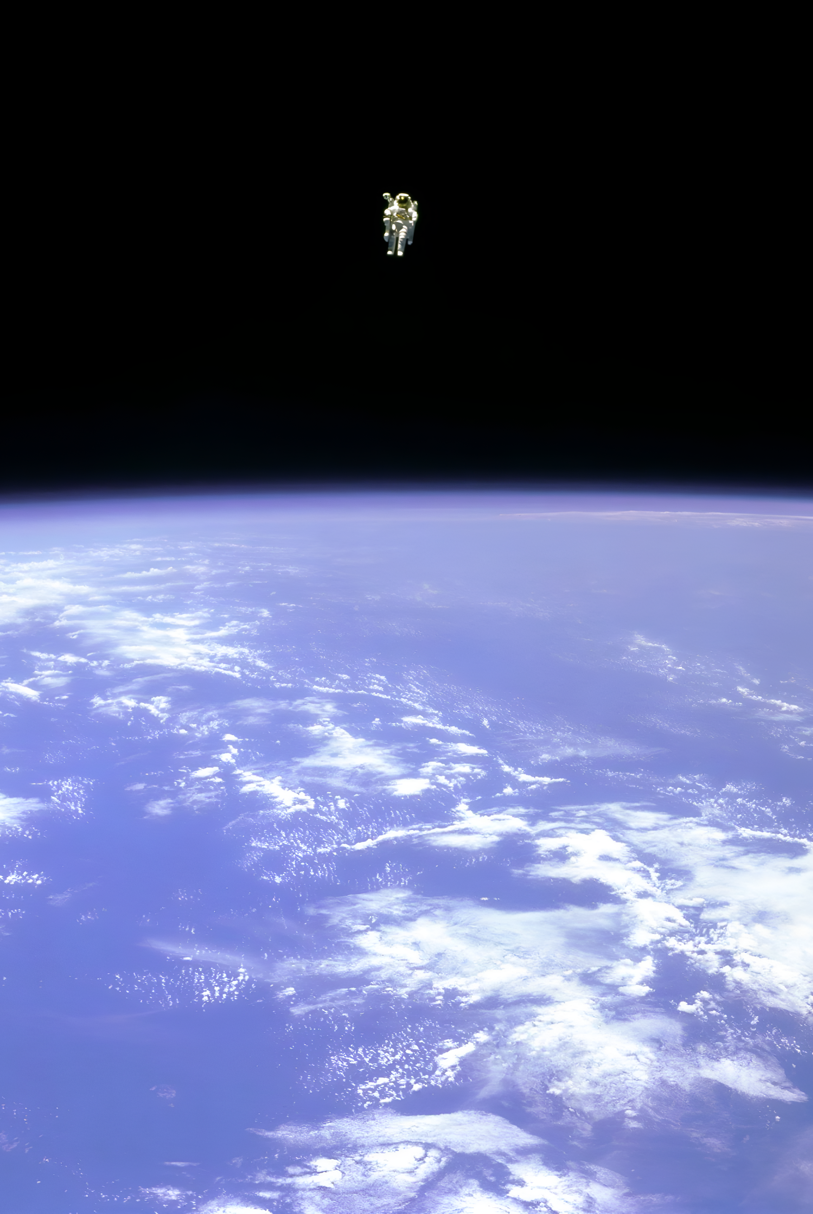 Zwevende astronaut - Poster