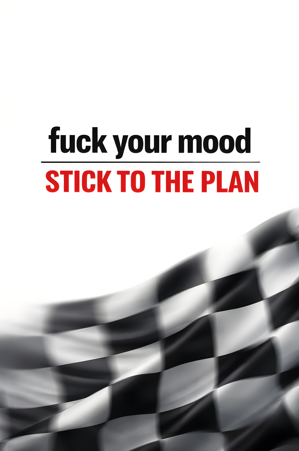 Houd je aan het plan - Poster